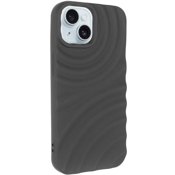 Чехол TPU MonoWave для Apple iPhone 15 (6.1") Pink Black