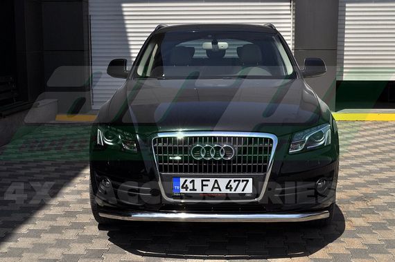 Передній захист ST008 (нерж.) d70 для Ауди Q7 2005-2015 рр | Зображення 4