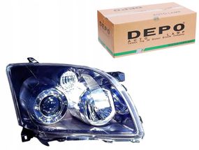 Фара Передня Тойота Avensis T25 2006-2008 H7/H1, Права Ел. Чорна Рамка