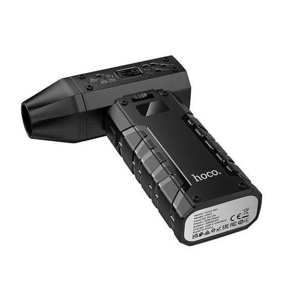 Портативний турбовентилятор Hoco HX67 Force fan Black | Зображення 6