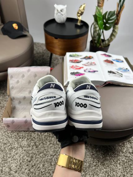 Мужские кроссовки New 1000 White Black весна / літо / осінь А3631 43 27.5 см | Зображення 2