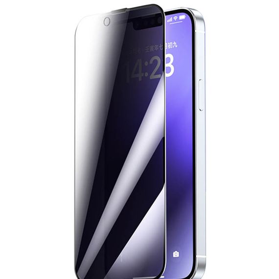 Захисне скло Remax 3D Privacy (GL-27) для Apple iPhone 13 / 13 Pro / 14 / 16e (6.1") Чорний | Зображення 4
