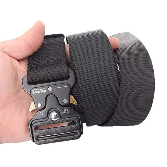 Ремінь тактичний  Tramp Belt чорний | Зображення 1
