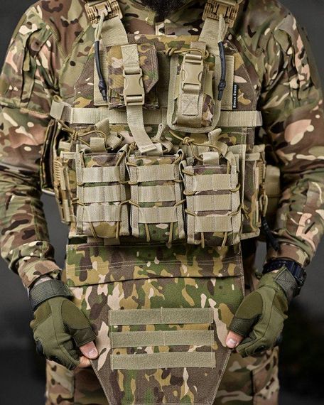 Качественная плитоноска мультикам Single sword STATIX мультикам  НП4872 | Зображення 8