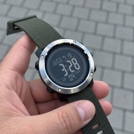 Чоловічий годинник Skmei 1416AGBK Army Green-Black | Зображення 3