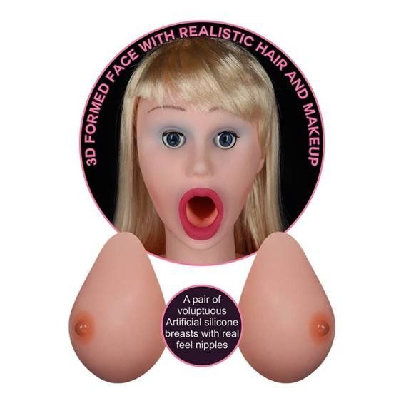 Надувна секс лялька - Silicone Boobie Super Love Doll | Зображення 4