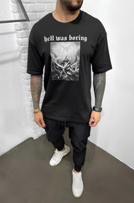 Футболка з ДТФ принтом (оверсайз)