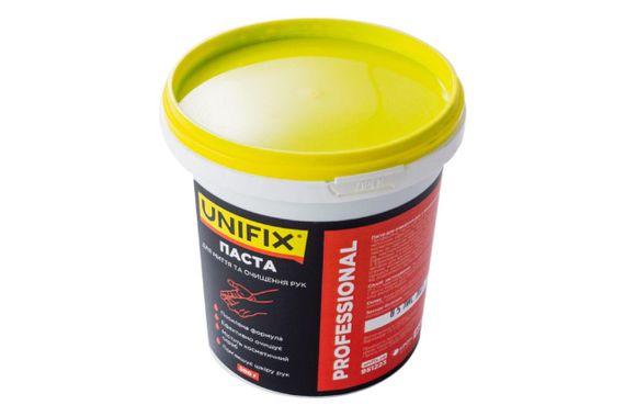 Паста для очистки рук Professional 0,5кг (ведерко) UNIFIX | Зображення 2