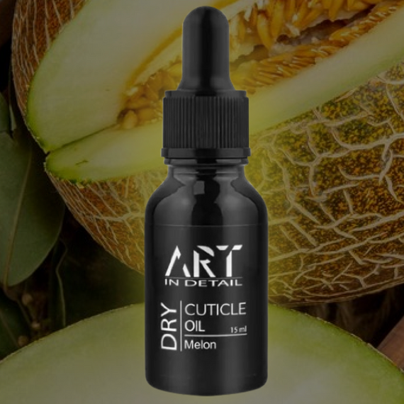 Суха олія для кутикули ART in detail з ароматом диня 15мл | Зображення 1