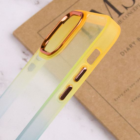 Чохол TPU+PC Fresh sip series для Apple iPhone 11 Pro Max (6.5") Бірюзовий / Помаранчевий | Зображення 3