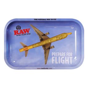 Поднос для самокруток металлический RAW Flying Small