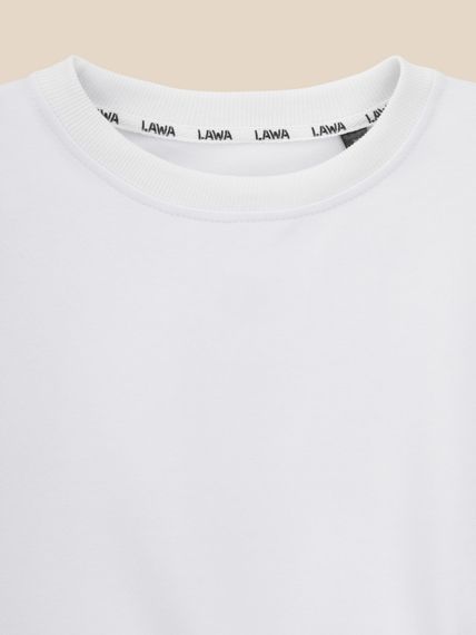 Футболка однотонна жіноча LAWA WTC02490 S Білий shop (2000999617454) | Зображення 1