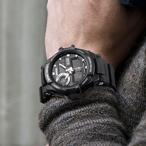 Чоловічий годинник Skmei 1357BK Black | Зображення 3
