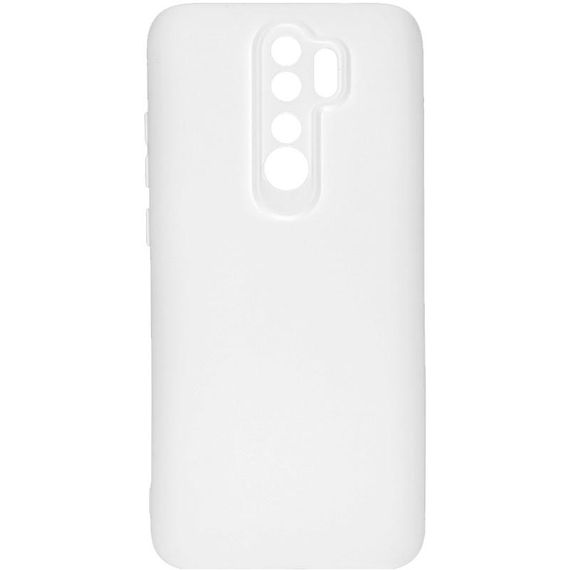 Чохол TPU GETMAN Liquid Silk Full Camera для Xiaomi Redmi Note 8 Pro Білий / White