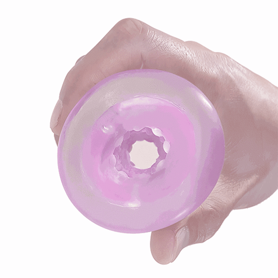 Мастурбатор с внутренней спиральной структурой и стимулирующим шариком Pretty Love - Transparent masturbator Sex Aura | Зображення 5