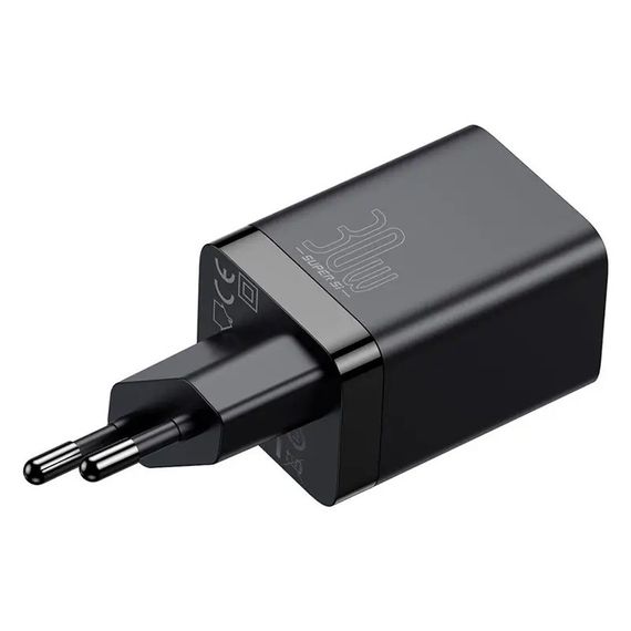 МЗП Baseus Super Si Pro Quick Charger 30W (1USB-A/1C) (CCSUPP-E) Black | Зображення 3
