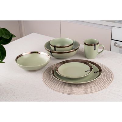 Тарілка Ardesto Liguria Soup 20 см Green Bay (AR2920LGC) | Зображення 2