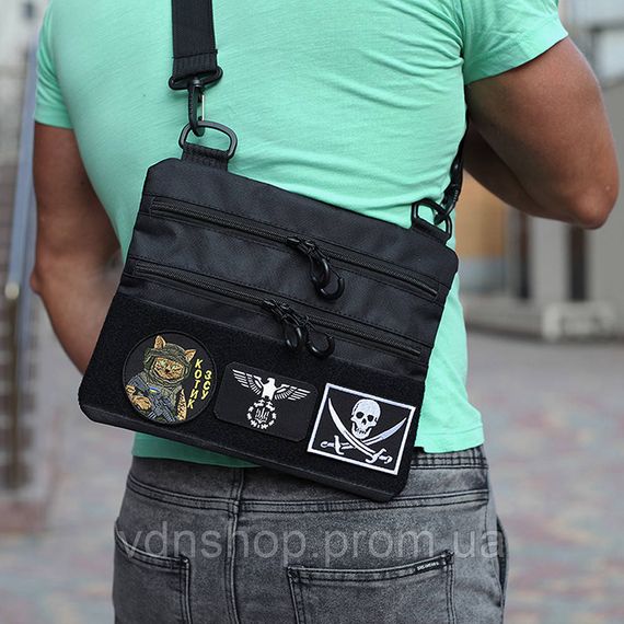 Качественная сумка-кобура, Сумка мужская тактическая сумка нагрудный тактическая слинг кобура XK-24 | Зображення 1