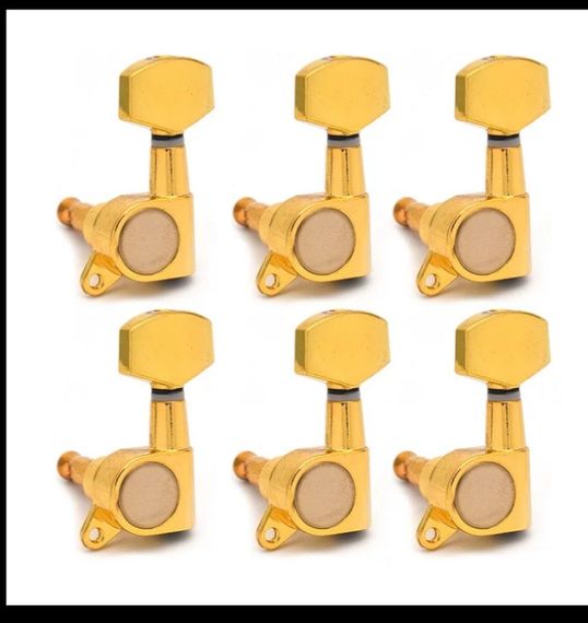 Кілки килки для електрогітари й акустичної гітари гітарі електрогітарі 6L золотисті топові