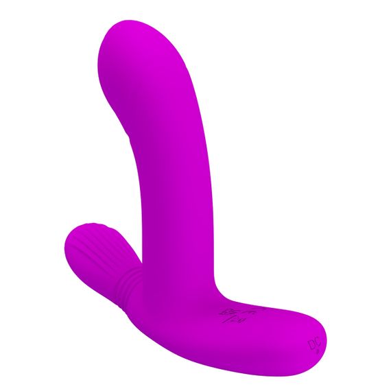 Вібратор PRETTY LOVE - Geri Purple, 12 vibration functions 3 licking settings Wireless remote contro Sex Aura | Зображення 4