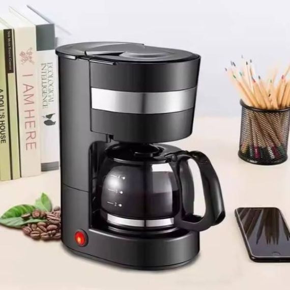 Кавоварка крапельна електрична з підігрівом 1л Top Kitchen Tk00220 Чорна