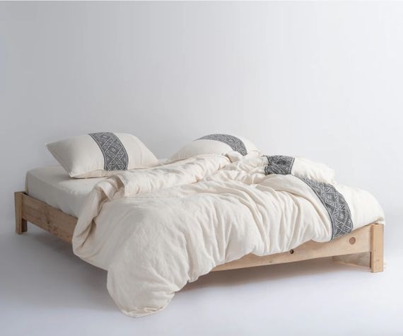 Постельное белье Turkiz Stonewashed 200 х 220 см Riga | Зображення 5