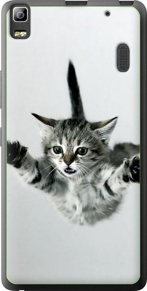 Чехол на Lenovo A7000 Летящий котёнок "2322u-120-17620"