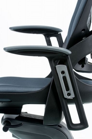Крісло офісне Wau2 Slategrey Fabric сіре з регулюванням гойдання та регулюванням підлокітників | Зображення 5