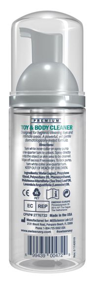 Пінка для чищення Swiss Navy Toy & Body Cleaner 47 мл | Зображення 1