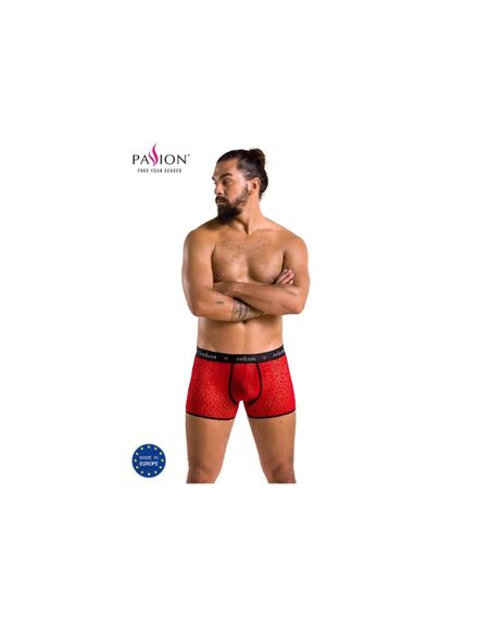 Чоловічі червоні боксерки з малюнком 046 SHORT PARKER red L/XL - Passion | Зображення 4