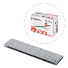 Скоба для степлера РТ-1612 30мм (18GA) 5,7(5,8)x1,25×1,0мм 5000шт/упак INTERTOOL PT-8330