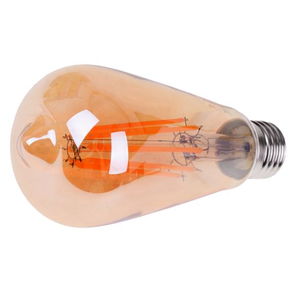 Лампа светодиодная LED 12W E27 COG WW ST64 Amber 220V | Зображення 1