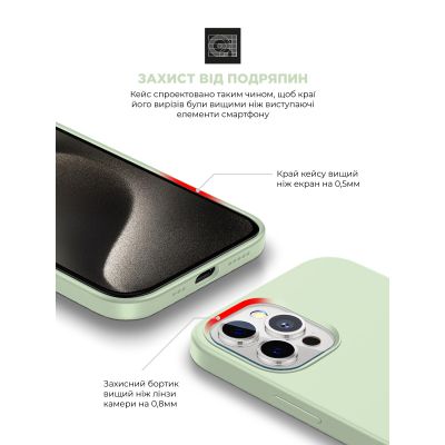 Чехол для мобильного телефона Armorstandart ICON2 Case Apple iPhone 15 Pro Soft Mint (ARM76996) | Зображення 4