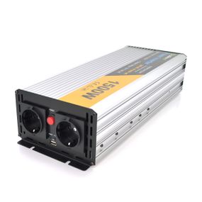 Инвертор напряжения Solinved Sol-Yb24-1500M, 24V/220V, 2Shuko, USB, Q6