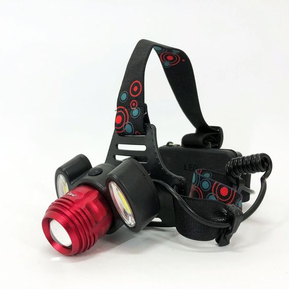 Потужний ліхтар на голову, Компактний налобний ліхтар для рятувальників на голову KM-58 | Зображення 1