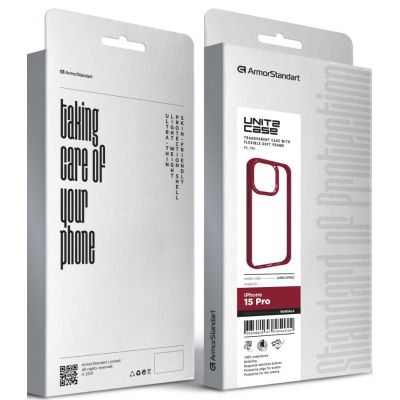 Чехол для мобильного телефона Armorstandart UNIT2 Apple iPhone 15 Pro Marsala (ARM69985) | Зображення 4