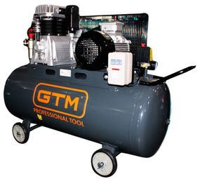 Поршневий повітряний компресор 200 л GTM KCH2090-200L ремінний