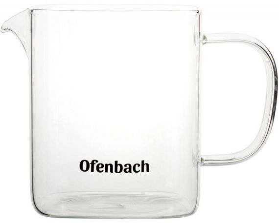 Чайник скляний заварювальний Ofenbach 600мл зі знімним ситечком (0612s) | Зображення 4