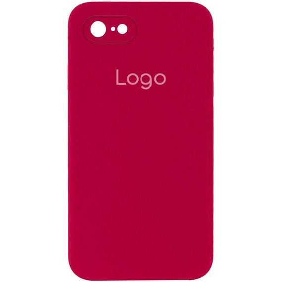 Чохол Silicone Case Square з повним захистом камери для iPhone 7/8/SE 2020 Колір 70.Deep Navy | Зображення 4