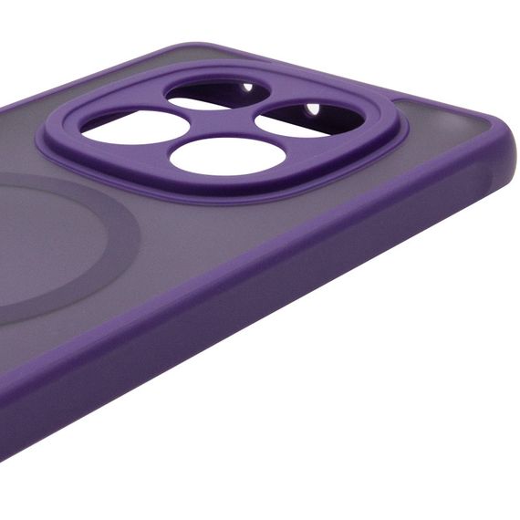 Чохол TPU Bloom with MagSafe для Xiaomi Redmi Note 15 Pro 4G Purple | Зображення 3