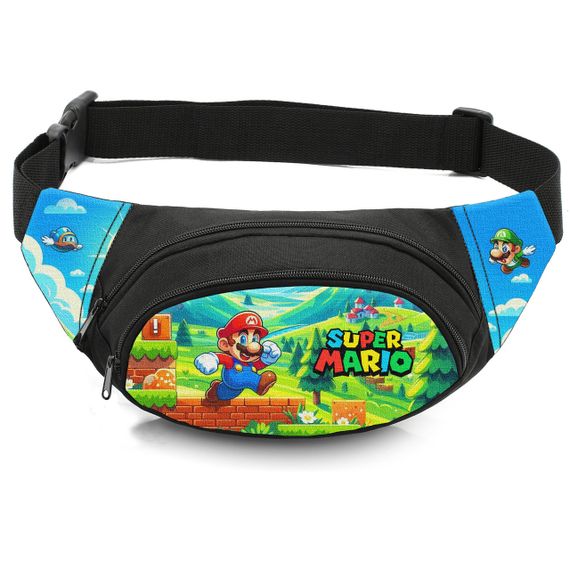 Сумка-бананка детская с принтом Super Mario поясная сумка для мальчика (4556)