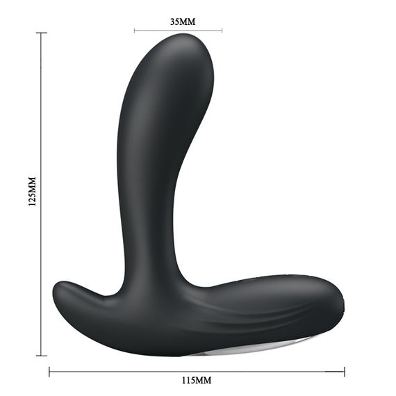 Масажер простати - Pretty Love Beckie Prostate Stimulator Black | Зображення 3