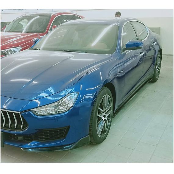 Бокові пороги V1 (для Base/S/S Q4, Карбон) для Maserati Ghibli 2013-2023 рр | Зображення 2