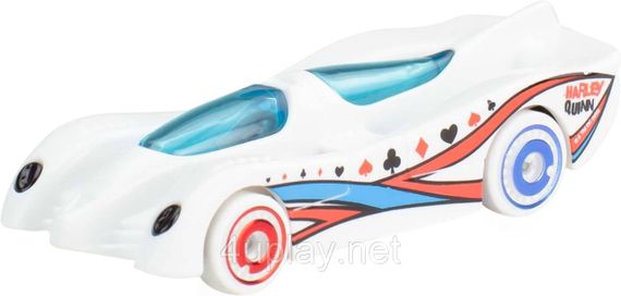 Набор из 5-ти машинок Хот Вилс Бэтмен Оригинал Hot Wheels Batman Бэтмобиль, Харли Квинн, Джокер, Бэткоптер | Зображення 4