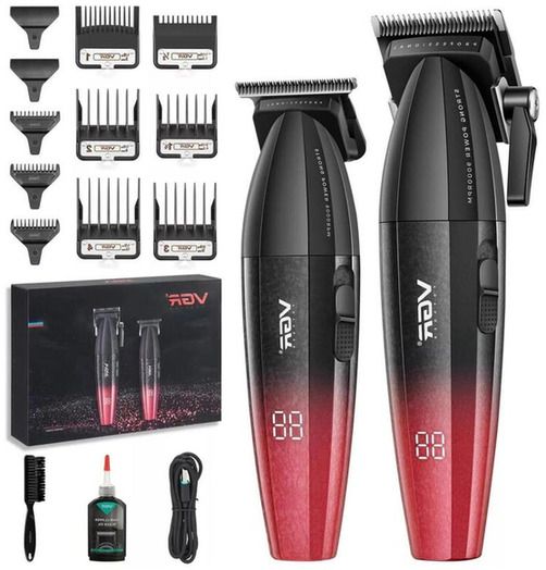 Комплект VGR 2 в 1 V-640 RED акумуляторна машинка для стрижки clipper і триммер (45691-V-640_1984) | Зображення 1