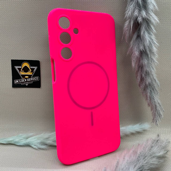 Чохол м'який для Samsung Galaxy A16 | Протиударний | Soft Touch | MagSafe | Рожевий