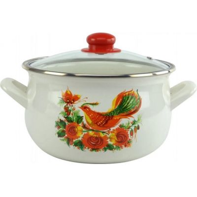 Кастрюля Gusto GT-T-118-FB Жар-птиця 18 см 3,1 л (96034)