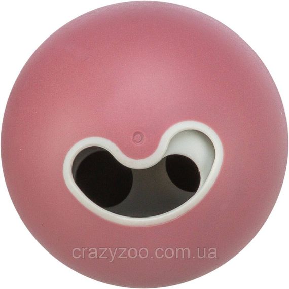 Игрушка для котов Trixie мяч для лакомства пластиковый розовый 7.5 см TX-41366 | Зображення 1