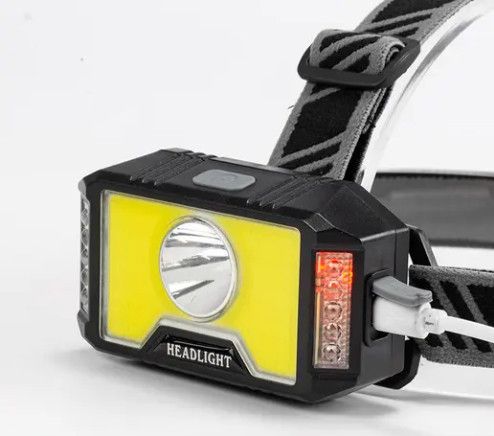 Ліхтар акумуляторний налобний SL-13 3W+COB10W | Зображення 1
