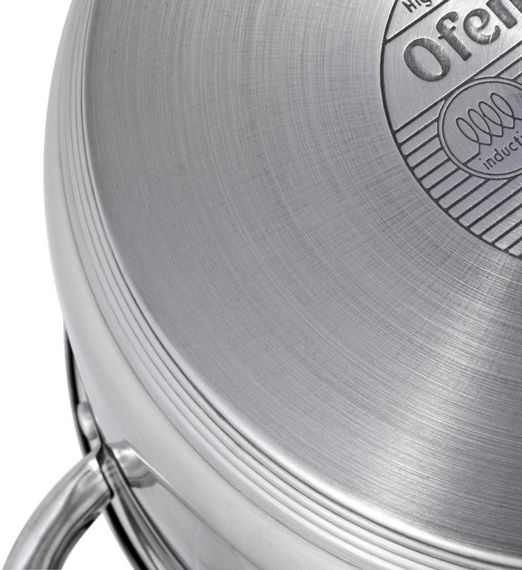 Каструля Ofenbach Casserole з нержавіючої сталі 6л зі скляною кришкою | Зображення 4